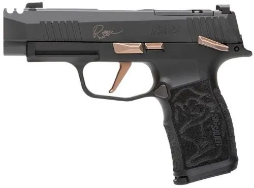 Buy Sig Sauer 365XL9ROSE P365XL Rose Kit Micro-Compact 9mm Luger 12+1 3.10" Black Nitron Stainless Steel Integrated Compensator/Optic Ready/Serrated Slide, Black w/Rose Gold Accents Frame w/Accessory Rail online