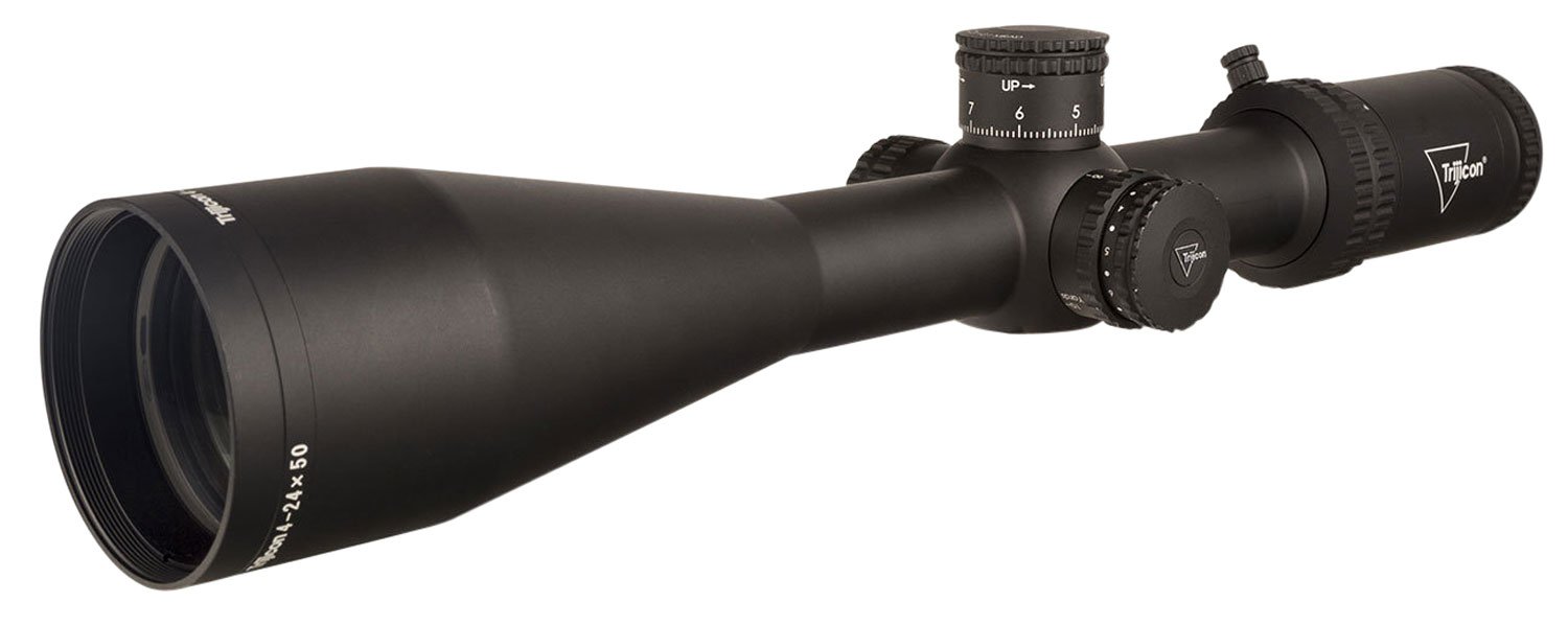 Trijicon Tenmile 4-24x50 SFP Rifle Scope Red LED Dot MRAD 30mm Tube - Trijicon - 50MM