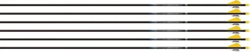 Easton Arrow Sonic 6.0 340 W/2" Bully Vanes 6-Pack 430632 - Easton