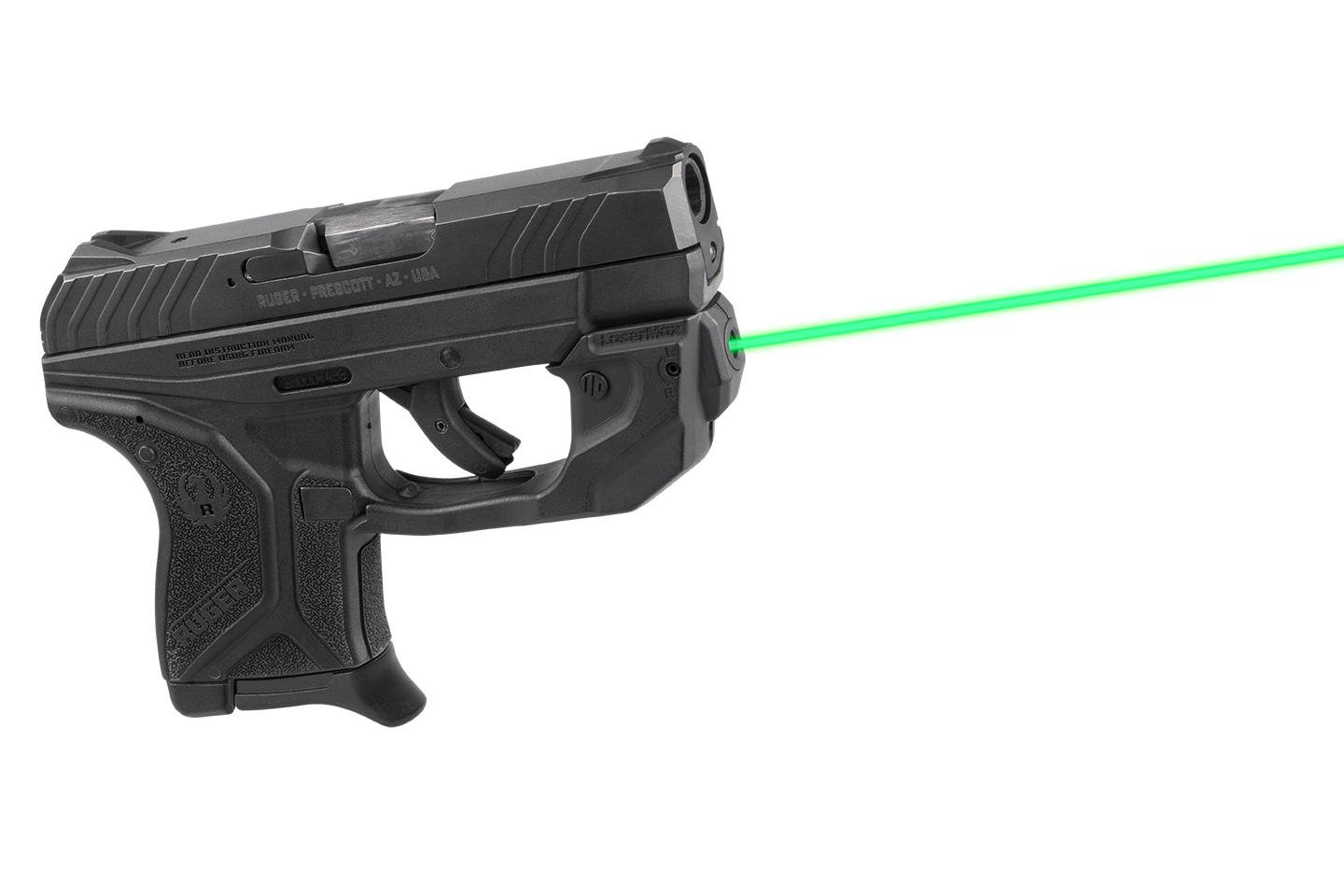 CenterFire Laser Sight Grip Sense Green Ruger LCP II Black - LaserMax