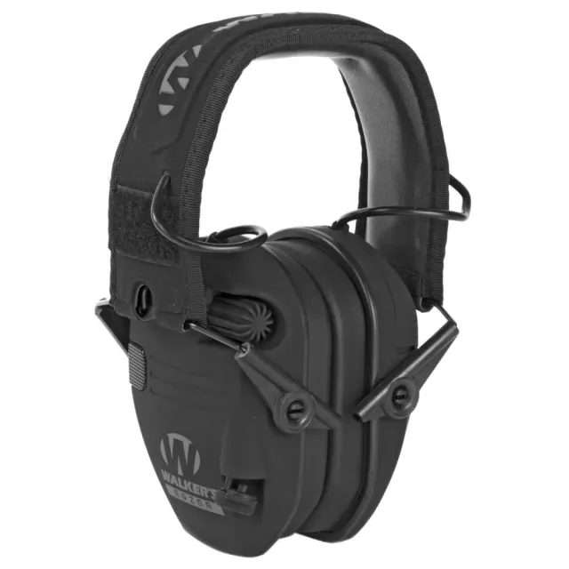 Walker's Razor Slim Electronic Muff Black Noise-Reduction - Walker's