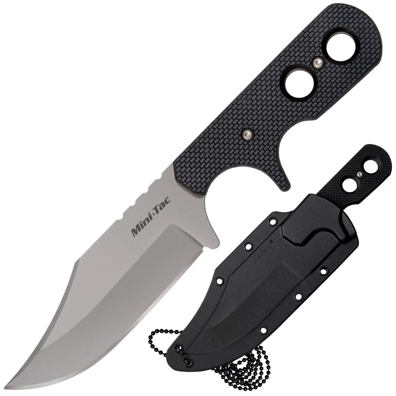 Cold Steel Cs49hcfz Mini TAC Bowie 3.63" Fixed Clip Point Plain Stoashed - Cold Steel