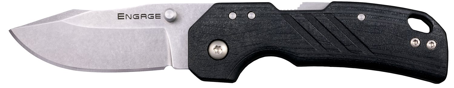 Cold Steel CSFL25DPLC Engage 2.5" Clip Point Stonewashed 4116 SS Blade - Cold Steel