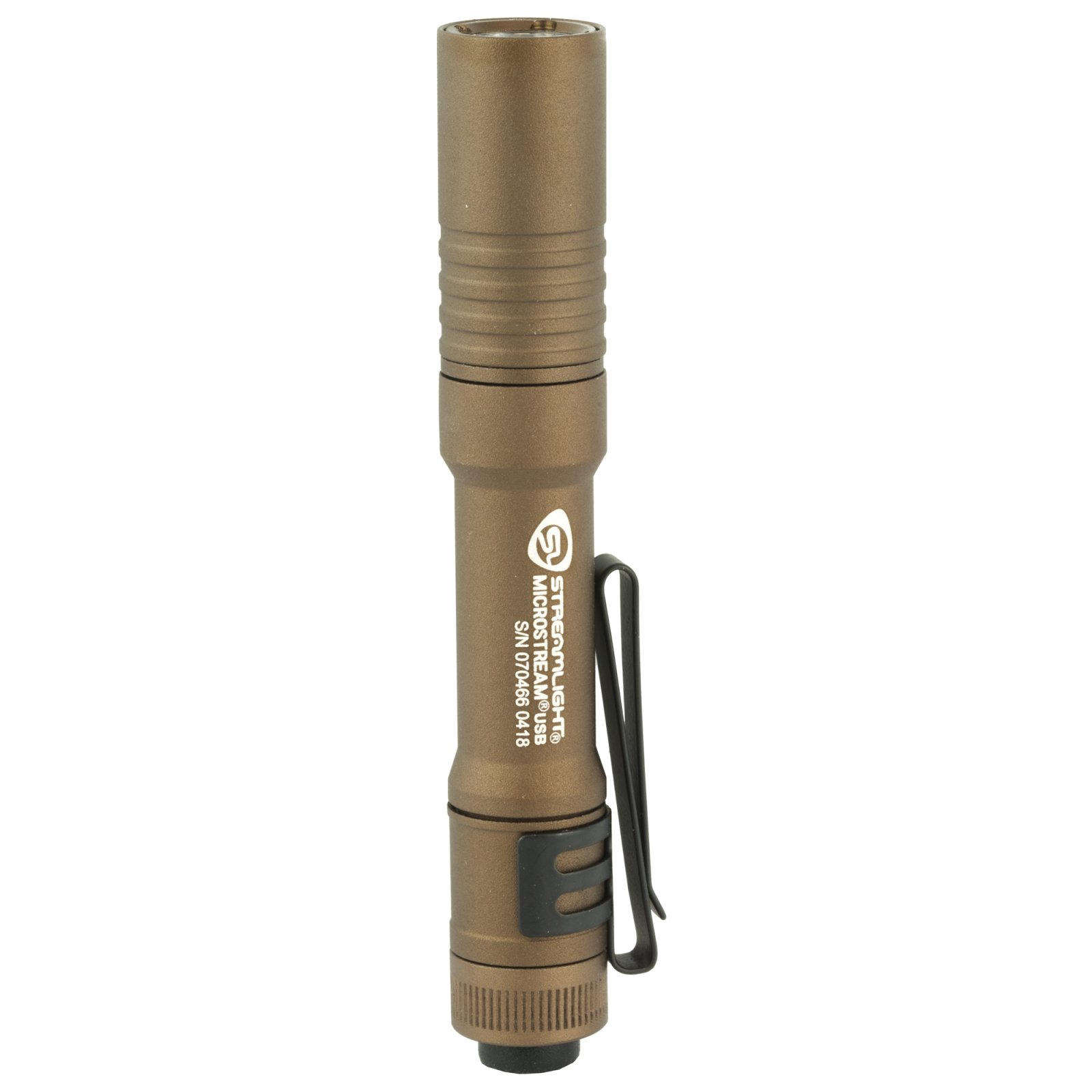 Streamlight Microstream USB Flashlight 50/250 Lumens Coyote Brown 66608 - Streamlight - 50/250 LUMENS