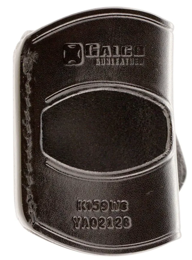 Galco YAQ212B Yaqui OWB Black Leather Belt Slide Holster 1911 3-5"