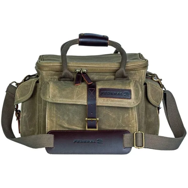 Buy Federal Premium Range Bag OD Waxed Canvas Adjustable Strap FPRBOD online