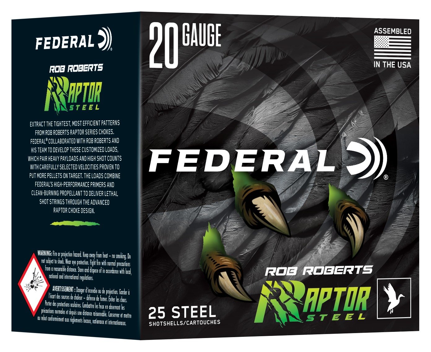Buy Federal RRS2094 20GA 3In 1Oz Raptor Shotgun Shells online
