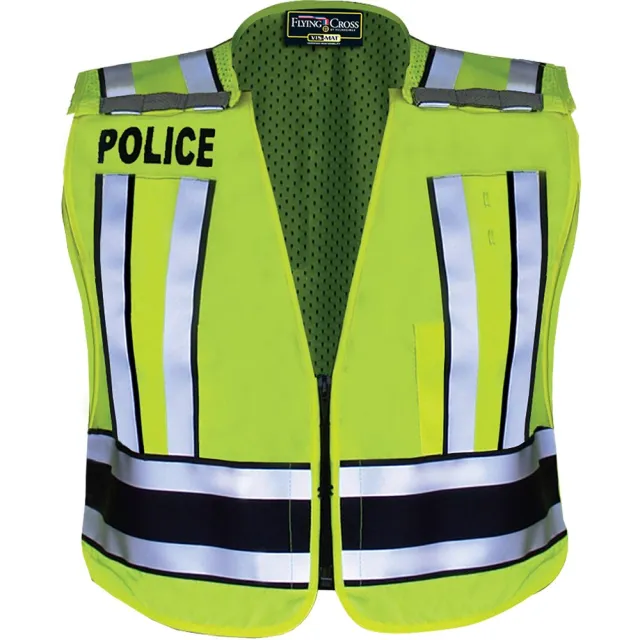 Flying Cross Pro Series Hi-Vis Safety Vest LAPD Navy 2XL