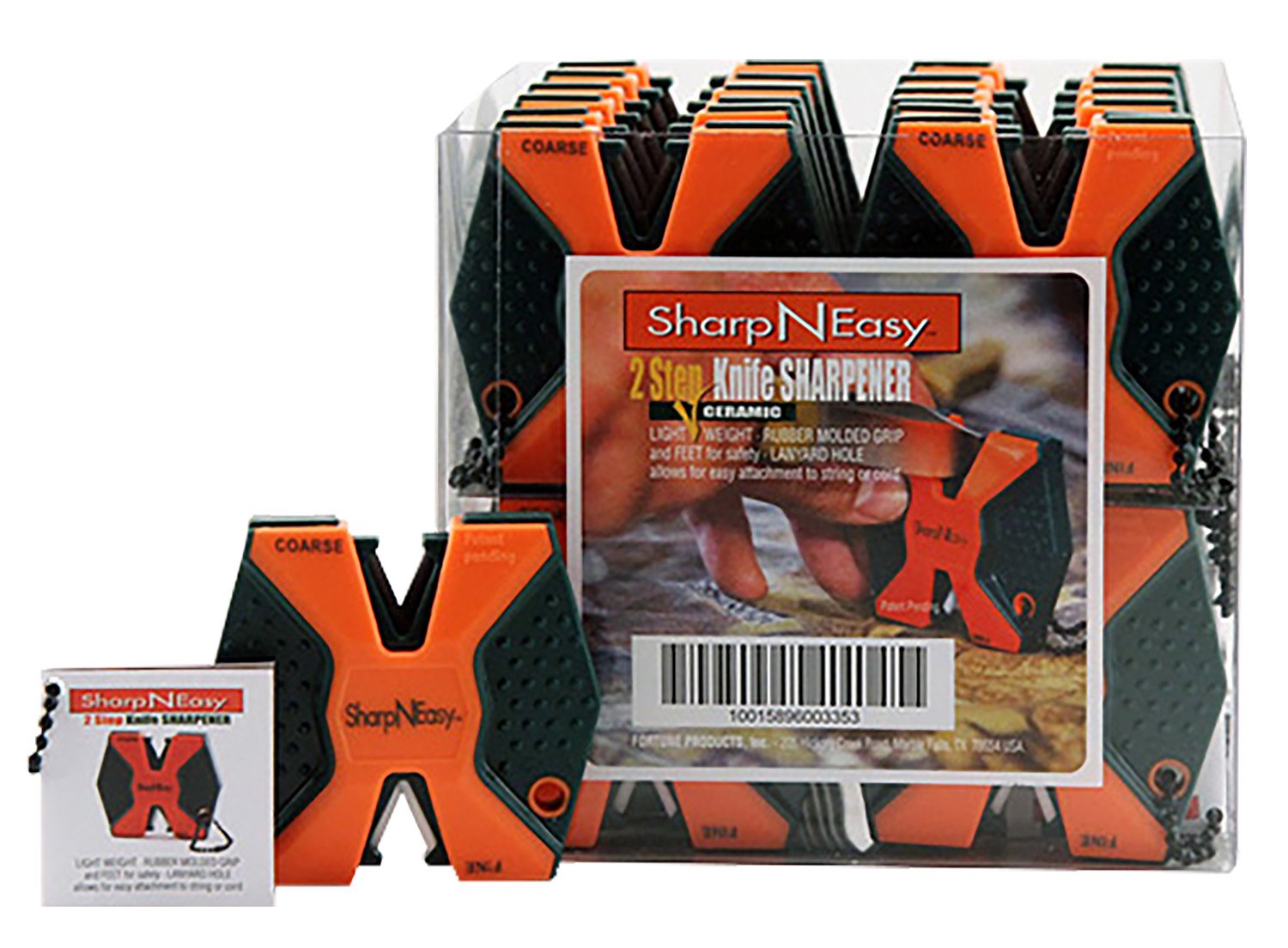 Buy AccuSharp 335CD Knife Sharpener Ceramic Stone 2-Step Black Orange Plastic online