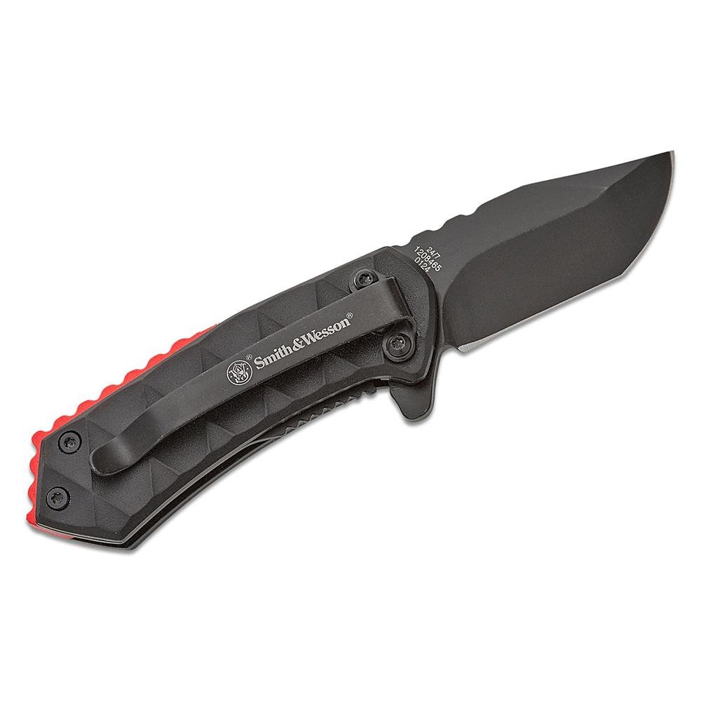Buy Smith & Wesson 1206287 Knife 24/7 Spring Assist 1.9" Black Liner Lock online