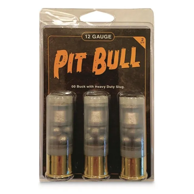Reaper Defense Pit Bull Shotshells 12 ga 2-3/4 1 oz Slug 00 3/ct