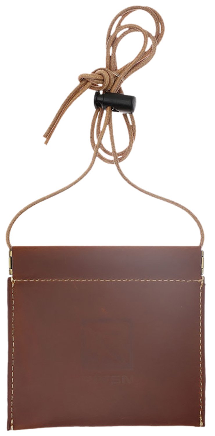 RIVEN 65700 Leather Diaphragm Call Pouch with Lanyard - RIVEN