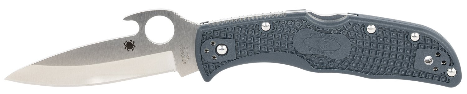 Spyderco C243PGYW Endela 3.41" VG-10 Blade Blue/Gray FRN Handle - Spyderco