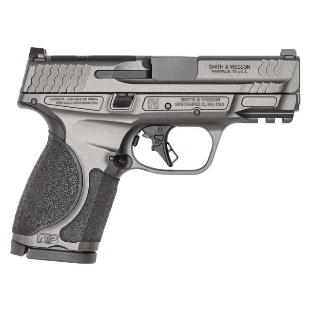 USED S&W M&P 9 M2.0 Metal Compact OR Handgun 9mm Luger 15rd Magazine(2) 3.6 Barrel Tungsten Gray Cerakote No Thumb Safety