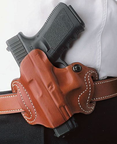 Buy DeSantis 086TBJZ0 Mini Slide Holster OWB LH Leather for SIG P365 Tan online