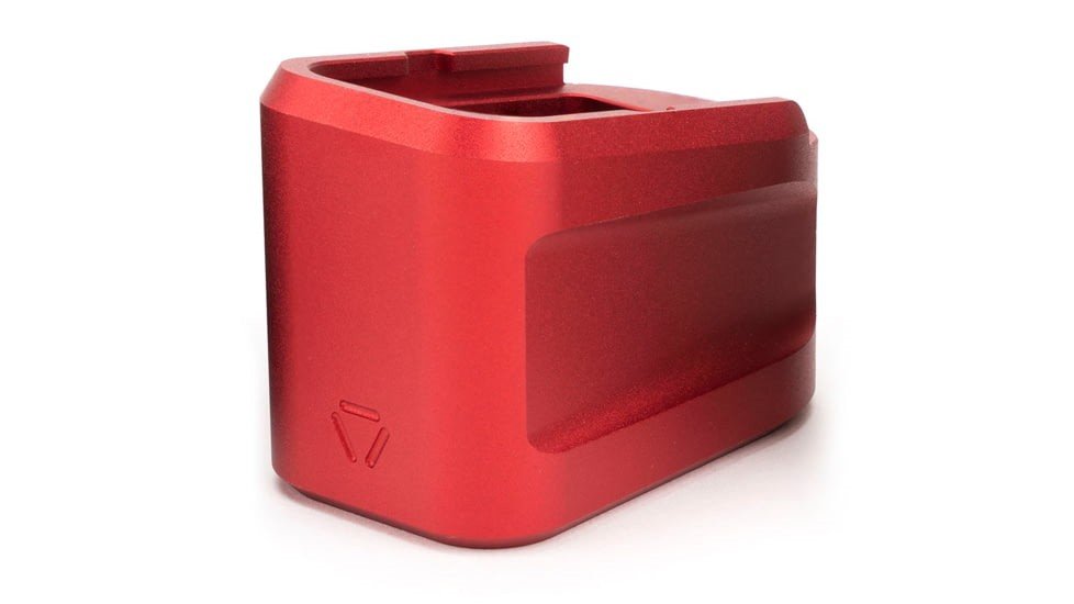Strike Industries Red Aluminum Mag Plate GLOCK G19 9mm Extension - Strike Industries - 9mm