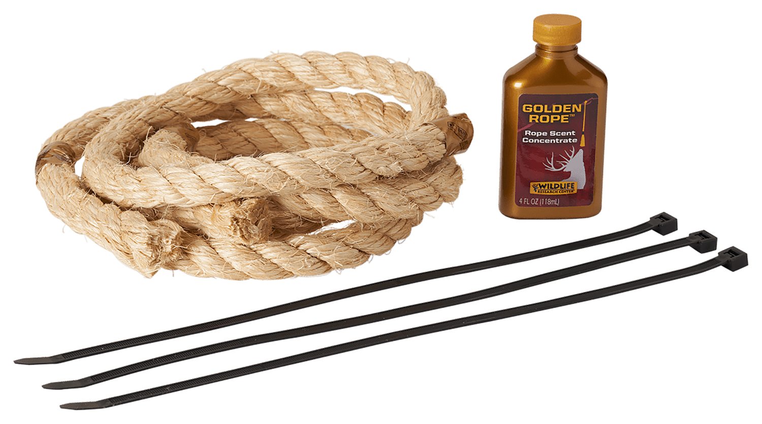 Wildlife Research Center Golden Rope Scent Kit 3-30 Natural Fiber Ropes 4oz - Wildlife Research Center