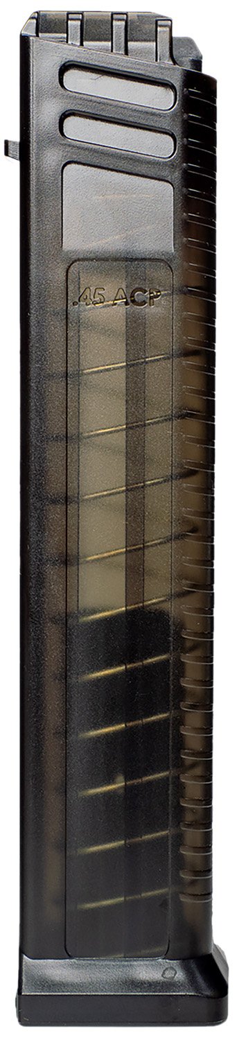 Global Ordnance 8588005940344 Stribog 10rd 45 ACP Smoke Polymer Magazine - Grand Power - 45 ACP Material