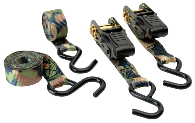 Buy HME Camo Ratchet Tie Down 8ft 4/pack online