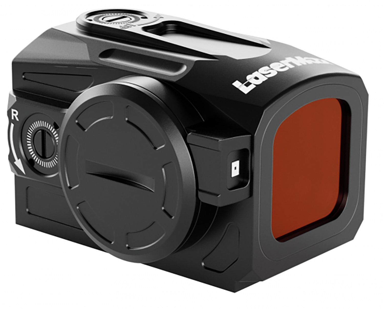LaserMax LMERDS Red Dot Sight 3 MOA Matte Black RMR Glock MOS Compatible - LaserMax - 0.81" X 0.71"