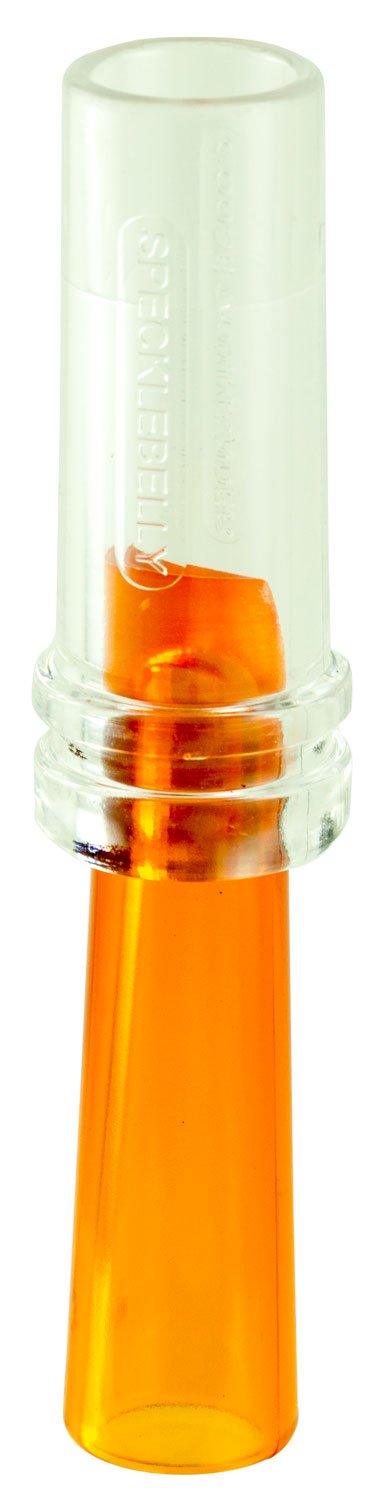 Duck Commander Specklebelly DCSPRCK Single Reed Clear/Orange Acrylic - DUCK
