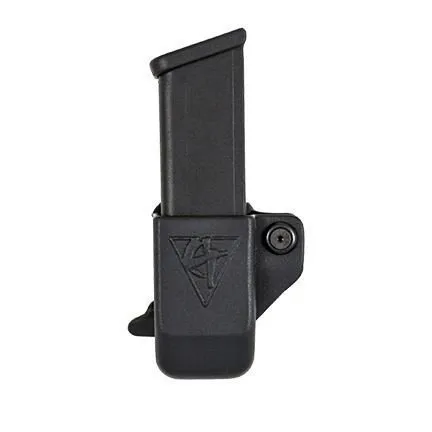 CompTac Single Mag Pouch OWB Kydex-#39 - SW MP Shield 9 EZ - LSC (Right Hand Shooter) Black - Comp-Tac Victory Gear