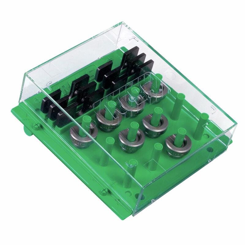 RCBS Shell Holder Rack 12 Pegs Polymer Green With Clear Lid - RCBS