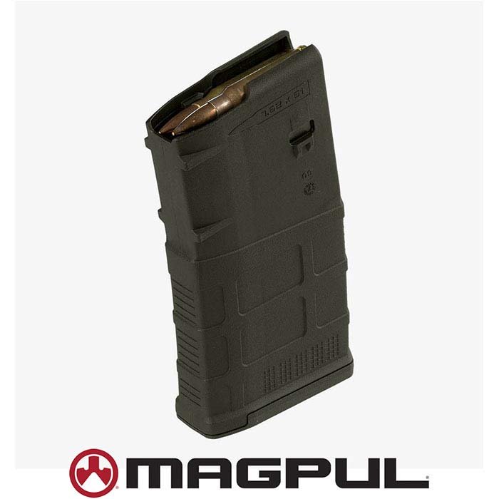 Magpul MAG291-ODG PMAG 20 LR/SR GEN M3 308 Win Magazine ODG - Magpul Industries - 7.62x51mm/308 Win
