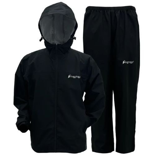 Frogg Toggs Vapor Rain Suit Black Waterproof Mens Apparel - Frogg Toggs