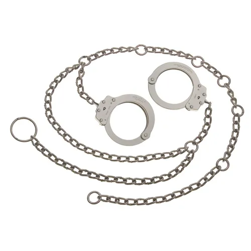 Peerless Handcuff Company Model 7002C Waist Chain Oversized Handcuffs