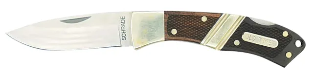 Old Timer 1181069 Mountain Beaver Jr. 2.5" SS Folding Knife, Wood Handle - OTM