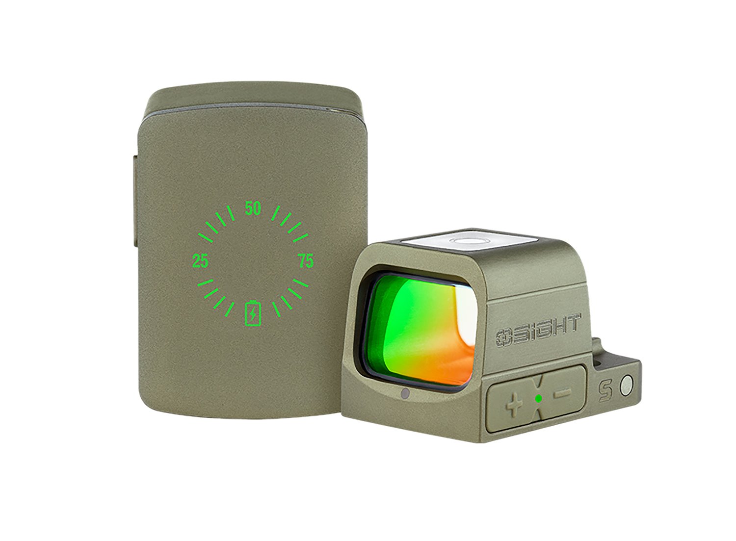 Buy Olightstore Usa Inc OSIGHTOG Osight S Olive Drab Green 1x2 MOA Red Dot/32 MOA Circle Reticle online