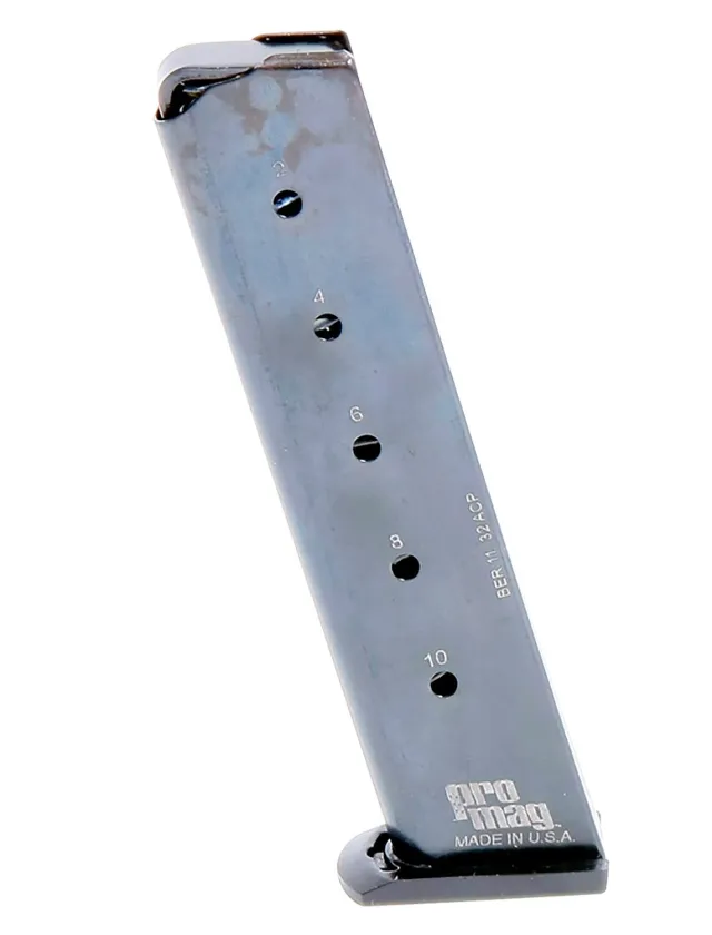 Buy ProMag Beretta 3032 Tomcat BER11 .32 ACP 10 Round Steel Magazine online