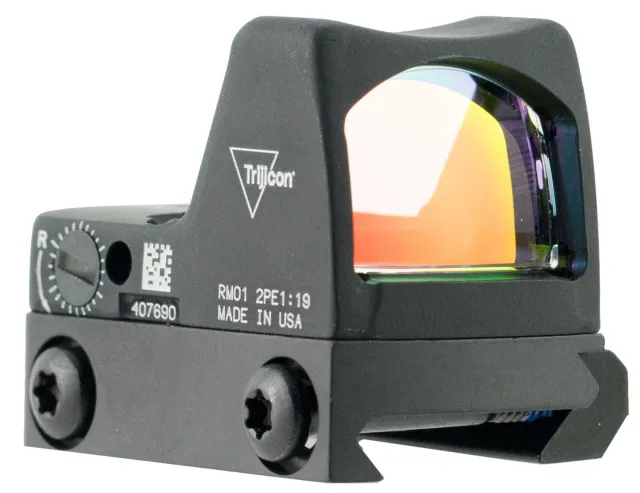 Trijicon RMR Type 2 3.25 MOA Red Dot Sight Matte Black Picatinny Mount - Trijicon - 0.89" X 0.67"