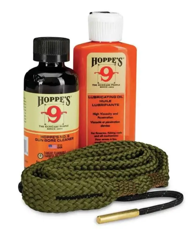 Hoppe's 110045 1-2-3 Done Cleaning Kit for 45 Cal Pistols (Clam Package) - Hoppe's - 45 CAL