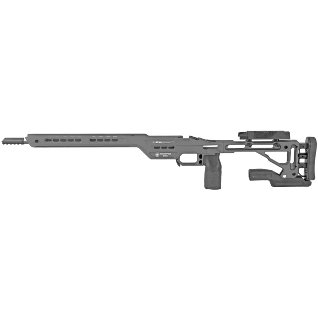 MasterPiece Arms BA Hybrid Chassis Tungsten Right Hand Remington 700 Short - MasterPiece Arms