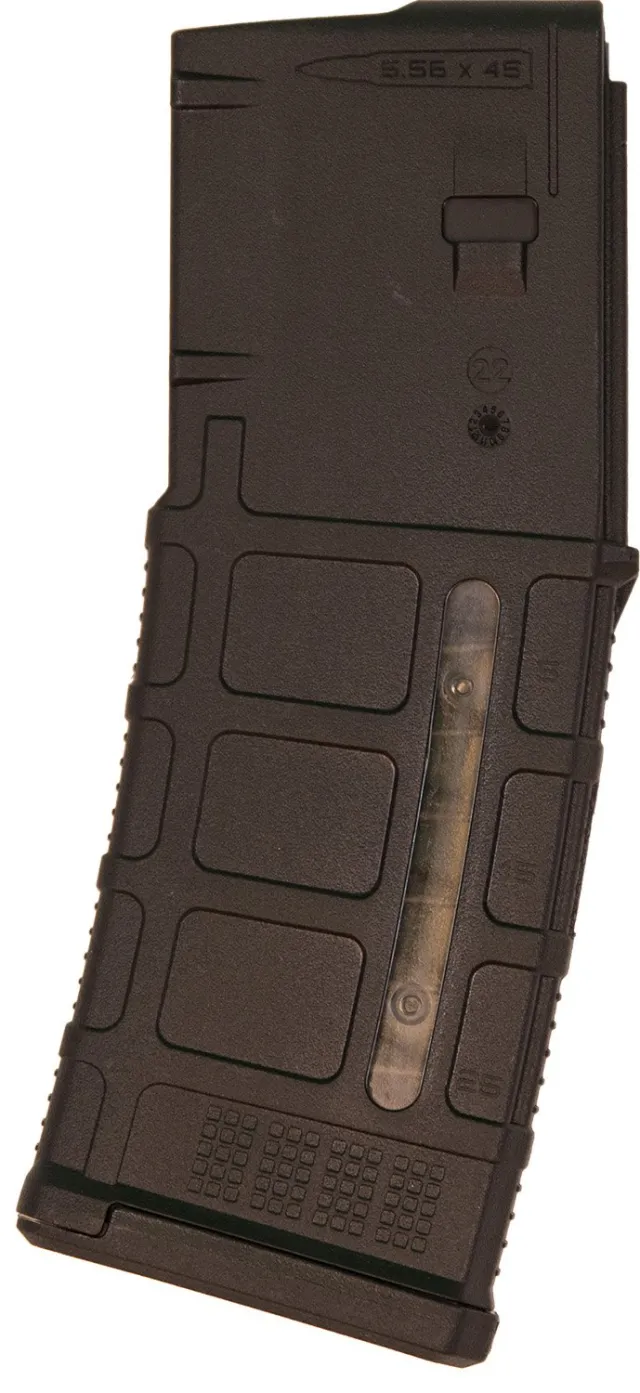 Buy Magpul PMAG 30 GEN M3 Window: 30-Round 5.56x45 NATO .223 Remington Polymer Magazine with Transparent Windows - MAG556-BLK online