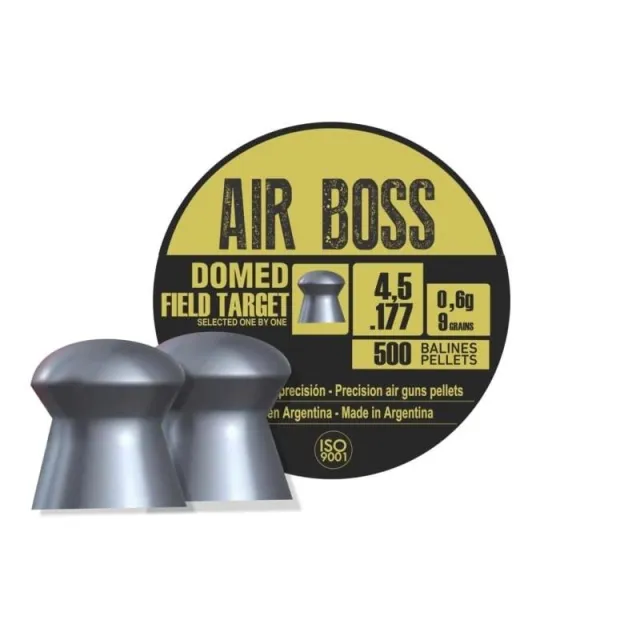 Hatsan Apolo Air Boss Domed Field Target Air Rifle Pellets .177 Cal 9 gr - Hatsan - .177
