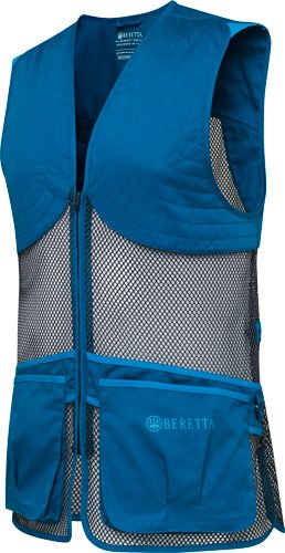 Beretta GT671T1553605E2L Men's Full Mesh Vest Large Blue Twilight - Beretta