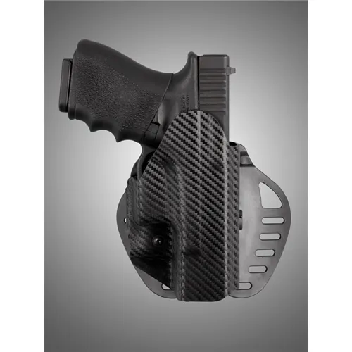 Hogue 52819 ARS Stage 1 - Carry Holster Glock 19 23 25 32 38 45 Right Hand CF Weave - Hogue for sale at Smoke Wagon Firearms