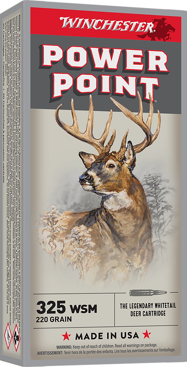 Winchester Ammo X325WSM Power-Point 325WSM 220gr 20 Per Box/10 Case - Winchester - 325 WSM