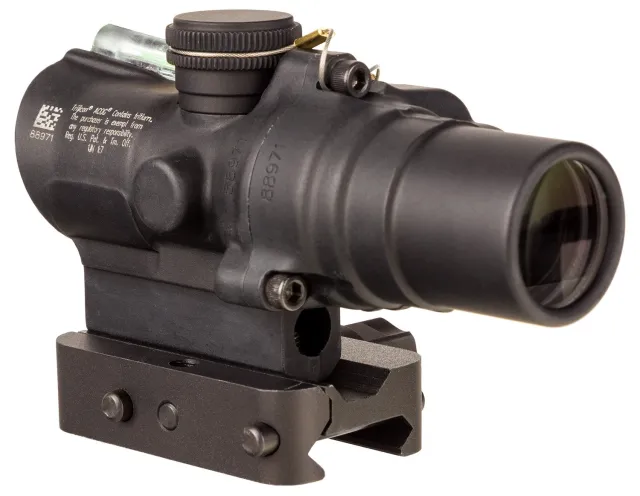 Trijicon ACOG TA44 1.5x16mm Scope Matte Black 5.1oz Illuminated Green Dot - Trijicon - 16MM
