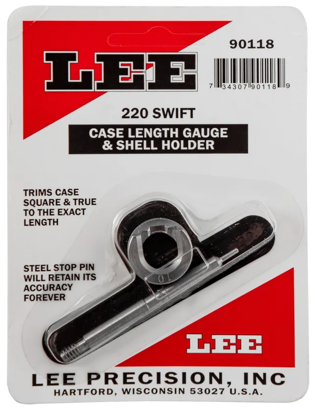 Buy Lee Precision Case Length Gage and Shell Holder 220 Swift online