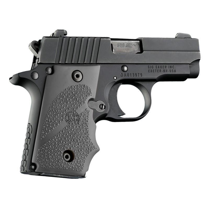 Buy Hogue 38002 Overmolded Rubber Grip Slate Grey Finger Grooves online