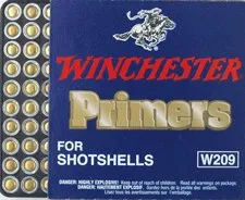 Buy WINCHESTER PRIMERS 209 SHOTSHELL 5000 PACK online