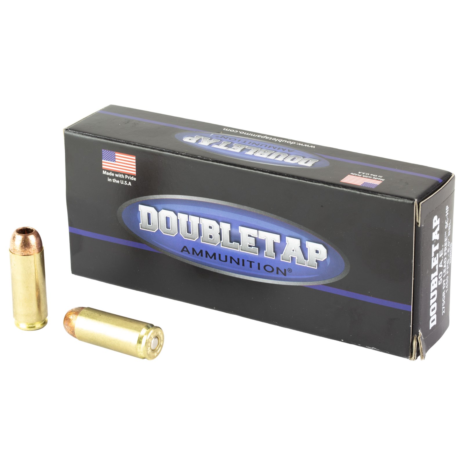 DoubleTap Ammunition 50AE275X .50 AE 275gr SC-HP Lead Free 20 Rounds - DoubleTap Ammunition - 50 ACTION EXPRESS