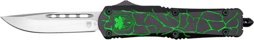 Buy CobraTec Knives Medium FS-3 OTF Fractured Black Green 3 In D2 1-14 online