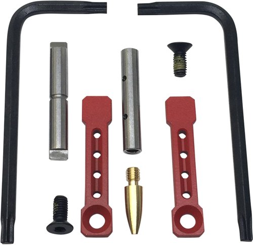 KNS Pin Kit Non-Rotating Gen St AR15/M16 .154 Red - HS Precision