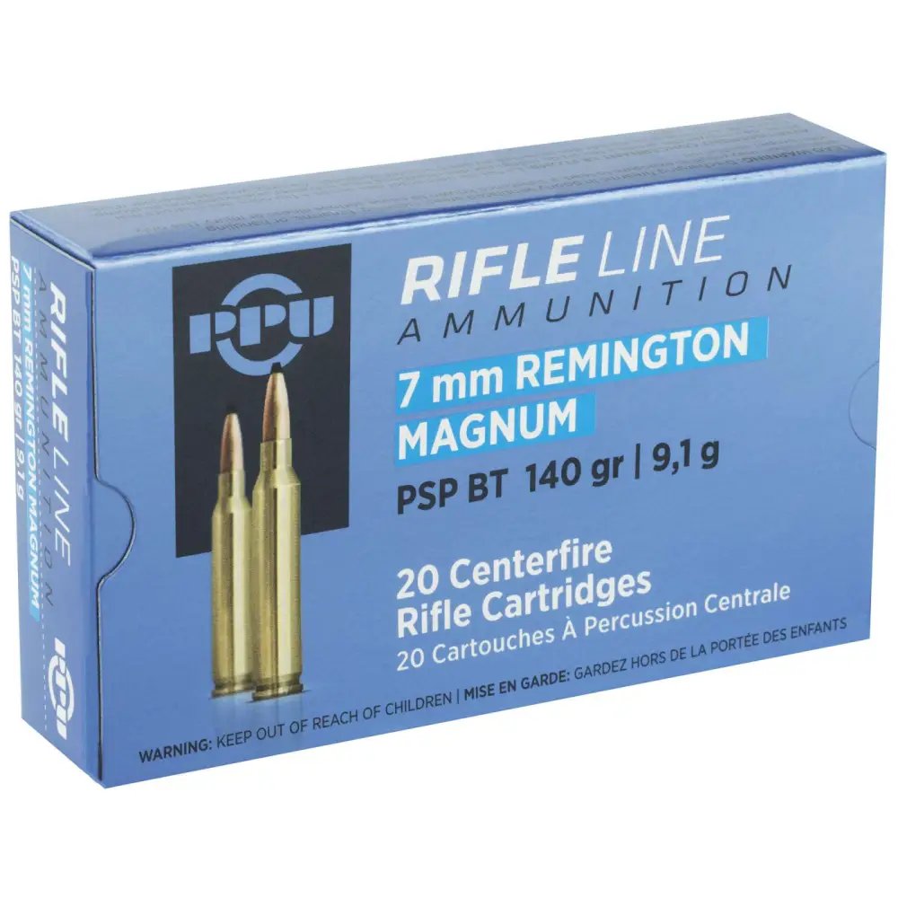 Prvi Partizan PP7RM1 7mm Rem Mag 140gr PSP BT Ammo 20 Rounds - Prvi Partizan - 7MM Remington