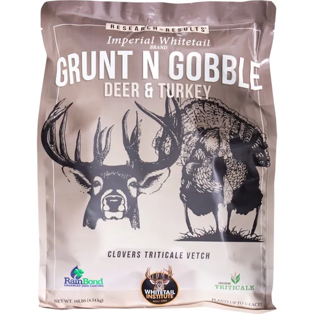 Whitetail Institute Grunt n Gobble 10 lb Protein Deer Feed - Whitetail Institute